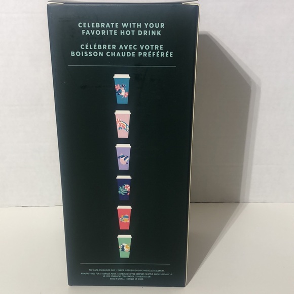 Starbuck’s Spring (6) Reusable Hot Cups with Lids - Picture 3 of 5